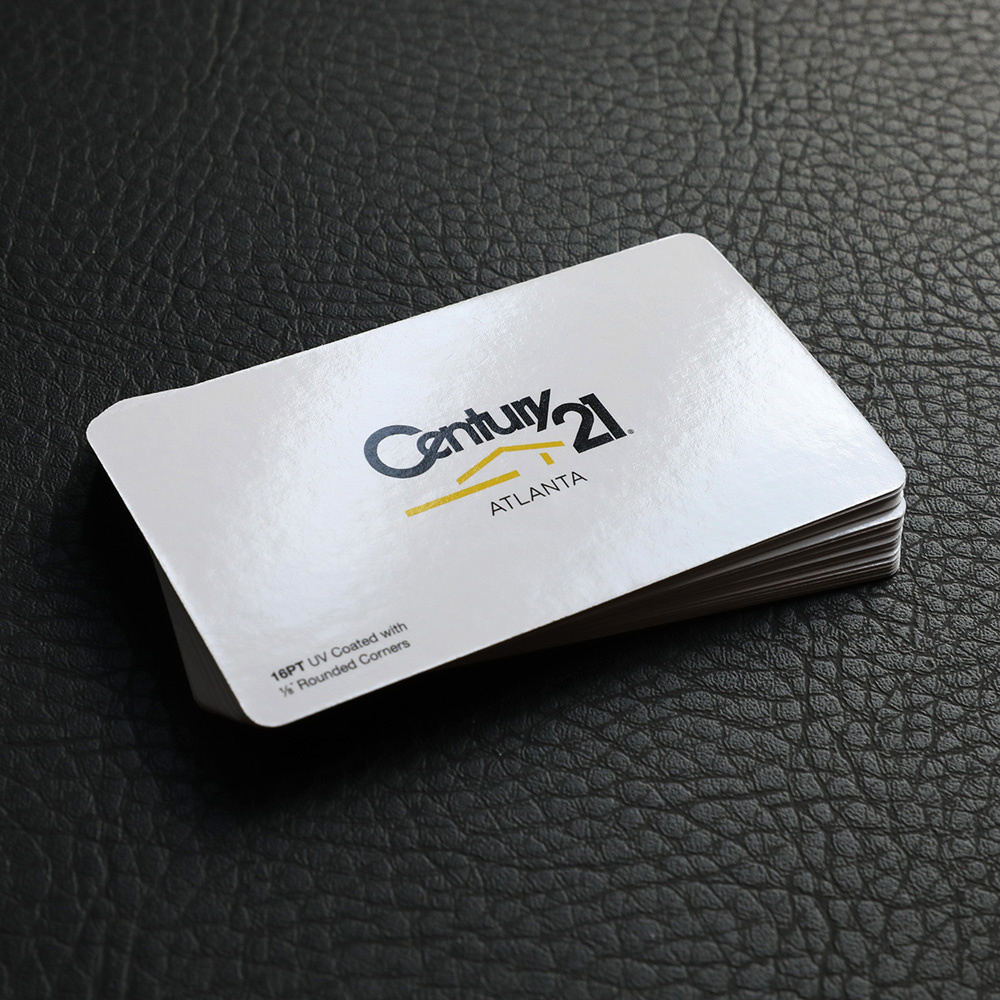 Raised UV or Foil Business Cards